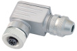 99-1492-822-12 Right angled socket, 713 series 12-pole Pole no. 12
