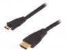 52324 Кабель; HDMI 1.3; вилка mini HDMI,вилка HDMI; 1,8м; черный