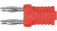 KURZ 10-4 IG MB Ni / RT Jumper plug diam. 4 mm Red