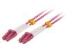 FP4LC10, Разъем: световодный; patchcord; с обеих сторон, LC; на защелки, LOGILINK