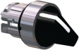 ZB4BD3 Position Selector Switch Head, Black,Stay put, short handle