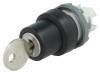 1SFA611285R1003 Переключатель: поворотный с ключом; 3; 22мм; черный; IP66; O22,5мм