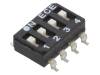 ESD104LTZ, Переключатель: DIP-SWITCH; Кол-во секций: 4; OFF-ON; 0,025A/24ВDC, ECE