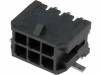430450609 Гнездо; провод-плата; "папа"; PIN:6; 3мм; SMT; Micro-Fit 3.0; 5А