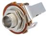 JC-124/6.35MM Гнездо; Jack 6,3мм; "мама"; stereo; открытая; на панель; 9мм