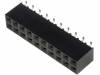 ZL264-20DG Гнездо; штыревое; "мама"; PIN:20; вертикальный; 2,54мм; SMT; 2x10