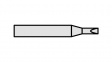 T0054466599 Tweezer soldering tip pair Chisel 1.3 mm