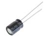 URZ1A221MDD Конденсатор: электролитический; THT; 220мкФ; 10ВDC; O6,3x9мм; ±20%