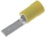 KPI6-14 Плоский; 4?6мм2; обжим; на провод; изолированный; желтый; 14мм