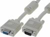 AK-310203-018-E Кабель; вилка D-Sub 15pin HD, гнездо D-Sub 15pin HD; серый; 1,8м