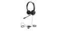 4999-823-389 USB-C Headset, Evolve 20, Stereo, On-Ear, 7kHz, USB, Black