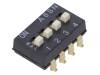 A6SN4104 Переключатель: DIP-SWITCH; Кол-во секций: 4; ON-OFF; 0,025A/24ВDC