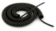 SP-DSR-114 [2 м] Spiral Cable 4x 0.25mm Black 500mm ... 2m