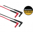 TL222 Test lead set with banana plugs, CAT IV 600 V / CAT III 1000