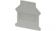 3006027 D-UK 16 End plate, Grey