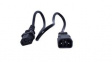 CS-CAB-IEC Cradle Power Cord, IEC 60320 C13 - IEC 60320 C14, 500mm