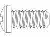 8G206M2X10 Винт; M2x10; Головка: цилиндрическая; Phillips; полиамид