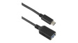 ACC923EU USB Cable, 150mm, Black