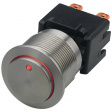 1241.6833.1111000 Push-button Switch, vandal proof 25 mm Dot red Au