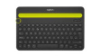 920-006350 Keyboard with Phone and Tablet Stand, K480, DE Germany, QWERTZ, Bluetooth