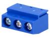 ETB11030B000Z Клеммник; 5мм; угловой 90°; 1,5мм2; Контактные группы:3; 8А; синий