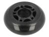 SCOOTER/SKATE WHEEL 70X25 MM BLACK Колесо; Ось: гладкая; черный; полиуретан; O:70мм; W:25мм; на корпус