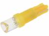 OST05WG01GD-Y5RUT5C1B Лампочка LED; желтый; T5; 1(тип)лм; Кол-во диод:1; 0,24Вт; 120°