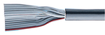 159-2890-985 [100 м], Round Flat Cable Unshielded 20x0.08 mm2, Amphenol