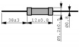 2CS-6R8-J Wirewound resistor 6.8 Ohm 3 W +- 5 %