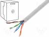 UTP KAT.5E 4X2X0,14C Кабель; U/UTP; 5e; многопров; Cu; 4x2x26AWG; ПВХ; серый; 305м