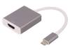 50427, Адаптер; USB 3.1; гнездо HDMI, вилка USB C; 182мм, QOLTEC