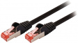 VLCP85221B025 Patch cable CAT6 S/FTP 0.25 m Black
