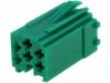331441-2, Корпус разъема; вилка; Mini ISO; PIN:6; зеленый, 4CARMEDIA