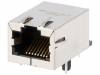 08B1-1X1T-06-F Гнездо; RJ45; PIN:8; экранированный; Конфиг.выводов:8p8c; THT