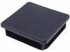 FIX-ST-100X100BK Заглушка; для профилей; H:29мм; Мат-л: ПВД; L:100мм; Выс:2?4мм