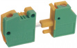 0707866 Feed-through terminal block, yellow/green 1 Poles