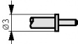 3011/2GS-C1-1.8N-AU-1.0 Spring contact 1 A 44.8 mm