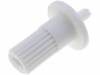 CA6 6024W, Ручка; цилиндрическая головка, с юбкой; белый; O5мм, ACP