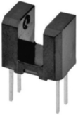 OPB620, Fork coupler 4.83 mm 50 mA 24 V 30 mA -40...+100 °C, Optek
