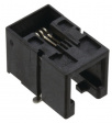 85502-5005 Гнездо; RJ9; PIN:4; Кат:3; с низкми профилем; позолота; SMT
