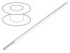 6715S WH001, Провод; EcoGen™, EcoWire®, UL AWM 11028; однопров; Cu; 18AWG; белый, Alpha Wire