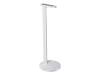 AA0105 Headphone stand; white; Mat: aluminium; 98x100x276mm