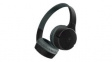 AUD002BTBK Headphones, On-Ear, Bluetooth/Stereo Jack Plug 3.5 mm, Black