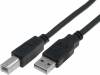 CU201-B-030-PB Кабель; USB 2.0; вилка USB A, вилка USB B; никелированные; 3м