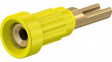 23.1010-24 Press-in Socket 1mm Yellow 20A 60V Gold-Plated