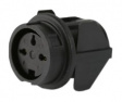 T 3277 500 Appliance socket C091B 3-pin Poles 3 5 A 300 VAC/VDC