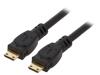 CC-HDMICC-6 Кабель; HDMI 2.0; вилка mini HDMI,с обеих сторон; 1,8м; черный