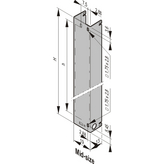 30849-658, Front Panel 4 TE, Schroff