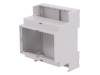 05.0402530, Корпус: на DIN-рейку; Y:90мм; Х:71,2мм; Z:53мм; PPO; серый, ITALTRONIC