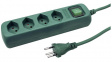 20 600414S Multiple socket outlet, 1 Switch, 4xCH/T13, 1.4 m, Type 12